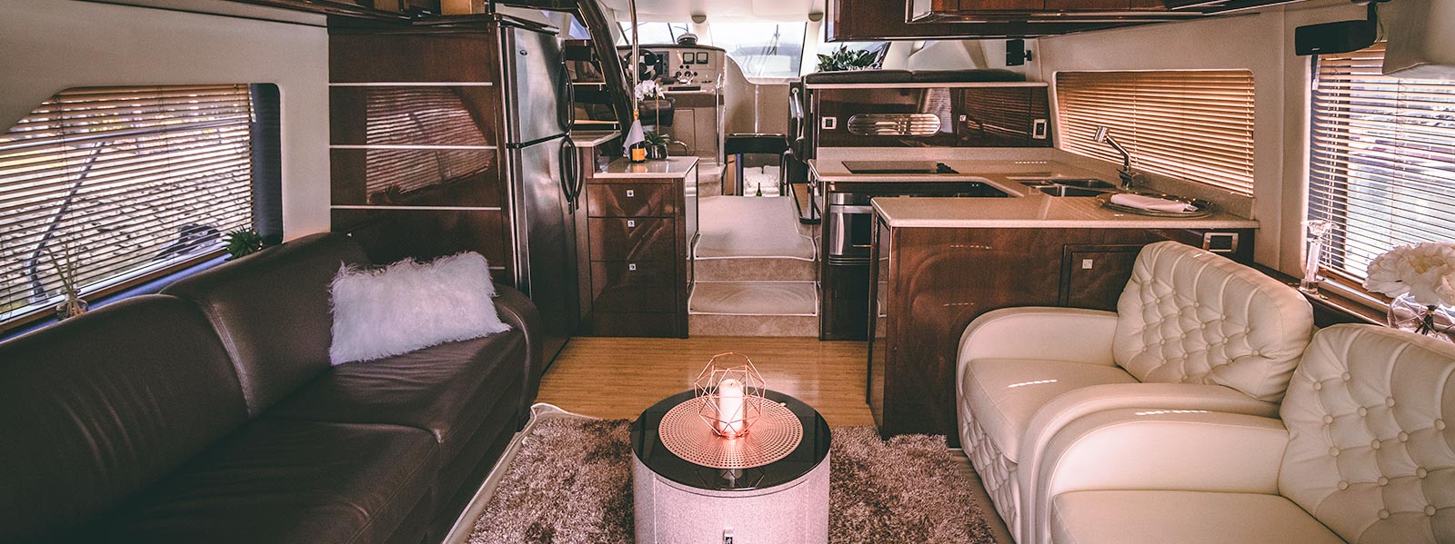Interior stateroom  of yacht